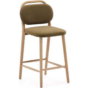 Khaki barová židle (výška sedáku 66 cm) Helda – Kave Home obraz