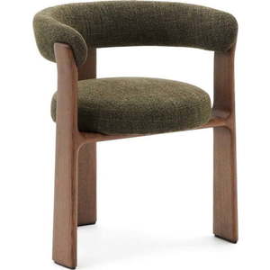 Khaki/hnědá jídelní židle z jasanového dřeva Granite – Kave Home obraz