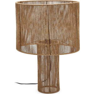 Stolní lampa v přírodní barvě se stínidlem z juty (výška 54 cm) Pontos – Kave Home obraz