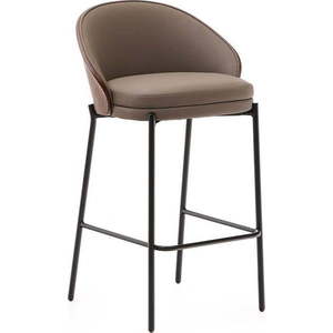 Hnědá barová židle (výška sedáku 65 cm) Eamy – Kave Home obraz