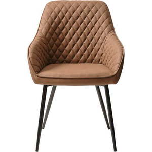 Jídelní židle z imitace kůže v cihlové barvě Milton – Unique Furniture obraz