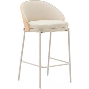 Béžová/v přírodní barvě barová židle (výška sedáku 65 cm) Eamy – Kave Home obraz