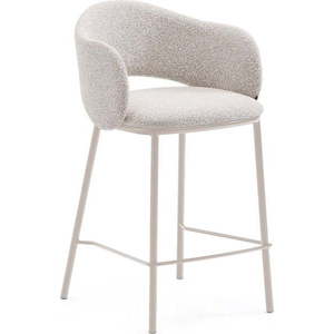 Barová židle slonovinová (výška sedáku 65 cm) Maina – Kave Home obraz