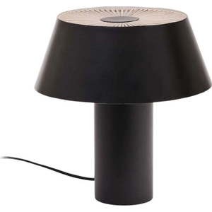 Černá stolní lampa s kovovým stínidlem (výška 32 cm) Ancare – Kave Home obraz
