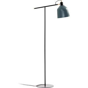 Stojací lampa v petrolejové barvě s kovovým stínidlem (výška 147 cm) Olimpia – Kave Home obraz