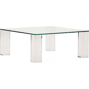 Skleněný konferenční stolek 85x85 cm Adularia – Kave Home obraz