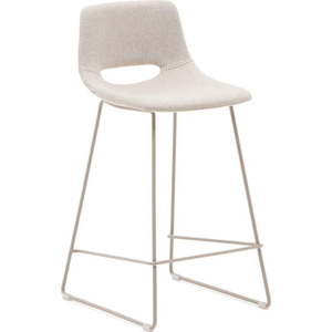 Béžová barová židle (výška sedáku 65 cm) Zahara – Kave Home obraz
