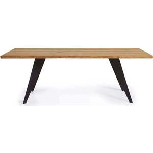Jídelní stůl s deskou v dubovém dekoru 90x160 cm Koda – Kave Home obraz