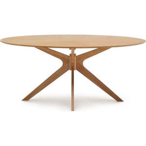 Jídelní stůl s deskou v dubovém dekoru 110x180 cm Naanim – Kave Home obraz