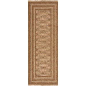 Venkovní běhoun v přírodní barvě 80x230 cm Layla Border – Flair Rugs obraz