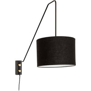 Černé nástěnné svítidlo ø 25 cm Jex – Kave Home obraz