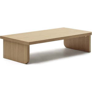 Konferenční stolek v dekoru dubu v přírodní barvě 75x140 cm Oaq – Kave Home obraz