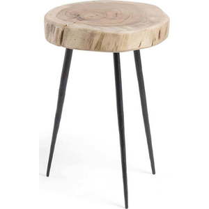 Kulatý odkládací stolek s deskou z akácie ø 35 cm Eider – Kave Home obraz