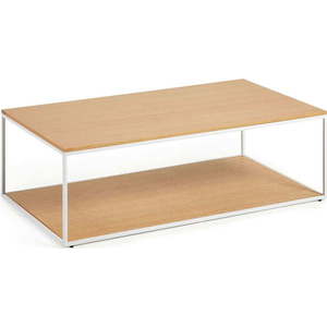 Konferenční stolek ve světle přírodní barvě s deskou v dubovém dekoru 60x110 cm Yoana – Kave Home obraz