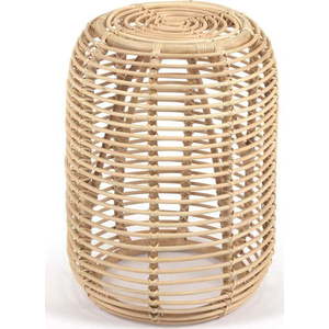 Ratanový kulatý odkládací stolek ø 45 cm Kohana – Kave Home obraz