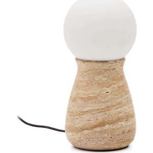 Béžová stolní lampa (výška 31, 5 cm) Okeni – Kave Home obraz