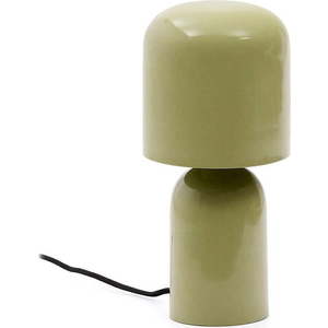 Zelená stolní lampa s kovovým stínidlem (výška 28 cm) Monze – Kave Home obraz