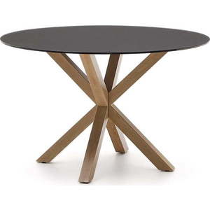 Kulatý jídelní stůl se skleněnou deskou ø 120 cm Argo – Kave Home obraz