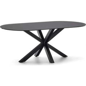 Jídelní stůl se skleněnou deskou 100x200 cm Argo – Kave Home obraz