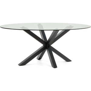 Jídelní stůl se skleněnou deskou 100x200 cm Argo – Kave Home obraz