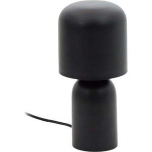 Černá stolní lampa s kovovým stínidlem (výška 28 cm) Monze – Kave Home obraz