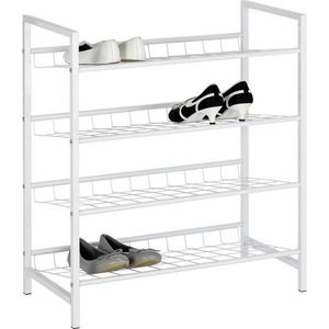 Boxxx REGÁL NA BOTY, bílá, 63/70/30 cm obraz