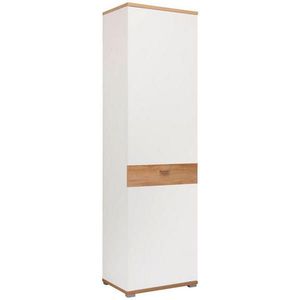 Carryhome SKŘÍŇ NA ODĚV, bílá, barvy dubu, 58/205/40 cm obraz