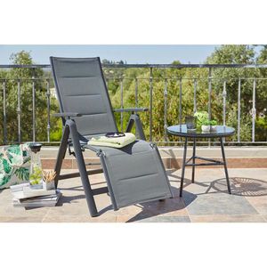Ambia Garden ZAHRADNÍ RELAXAČNÍ ŽIDLE, kov, textil obraz