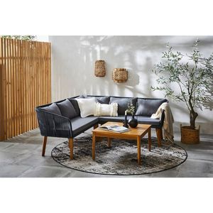 Ambia Garden ZAHRADNÍ SEDACÍ SOUPRAVA dřevo, kov, textil obraz