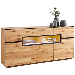 Linea Natura ŠIROKÁ KOMODA, divoký dub, barvy dubu, 180/85/42 cm obraz