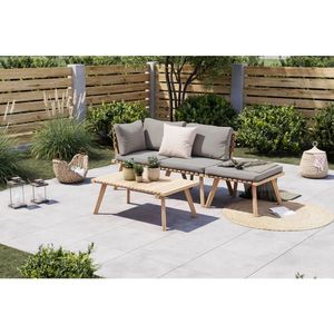 Ambia Garden ZAHRADNÍ SESTAVA dřevo, textil obraz