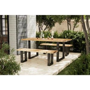 Ambia Garden ZAHRADNÍ LAVICE dřevo, kov obraz