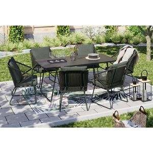 Ambia Garden ZAHRADNÍ SESTAVA kov, plast, sklo, textil obraz