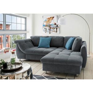 Livetastic ROHOVÁ SEDAČKA, textil, antracitová, modrá obraz