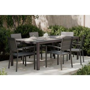 Ambia Garden ZAHRADNÍ STŮL, kov, plast, 210/74/100 cm obraz