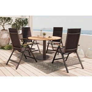 Ambia Garden ZAHRADNÍ STŮL, kov, plast, 120/74/120 cm obraz