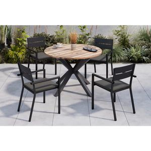Ambia Garden ZAHRADNÍ ŽIDLE, kov, textil obraz