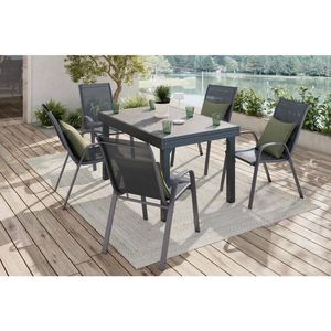 Ambia Garden ZAHRADNÍ STŮL, kov, plast, 135/270/75/90 cm obraz