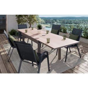 Ambia Garden ZAHRADNÍ STŮL, kov, plast, 135/270/75/90 cm obraz