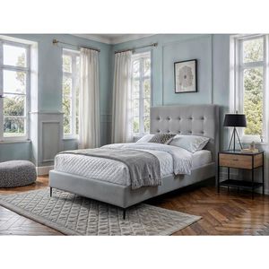MID.YOU POSTEL BOXSPRING, 140/200 cm, světle šedá obraz