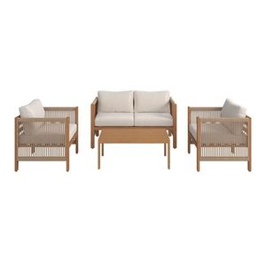 Ambia Garden ZAHRADNÍ SADA 4dílné, dřevo, textil obraz