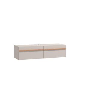 Xora TV STOLEK, kašmírová, dub artisan, 128/32/41, 5 cm obraz