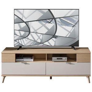 Stylife KOMODA POD TELEVIZI, barvy dubu, kašmírová, 160/56/44 cm obraz
