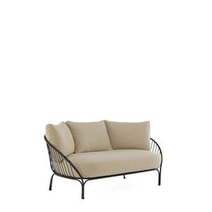 Zahradní pohovka HIRAY, více variant - Kartell Barva: černá/béžová obraz