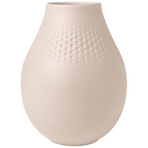 Váza Perle vysoká Manufacture Collier beige, v. 15, 9 cm - Villeroy & Boch obraz