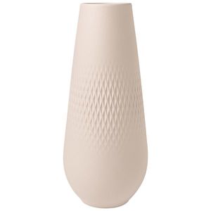 Váza Carré vysoká Manufacture Collier beige, v. 11, 6 cm - Villeroy & Boch obraz