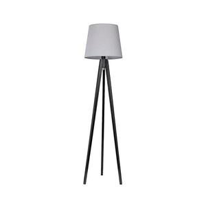 Stojací lampa CONE 1xE27/60W/230V wenge šedá obraz