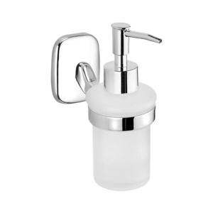 Aqualine Aqualine - Nástěnný dávkovač mýdla RUMBA 160 ml mléčné sklo/lesklý chrom obraz