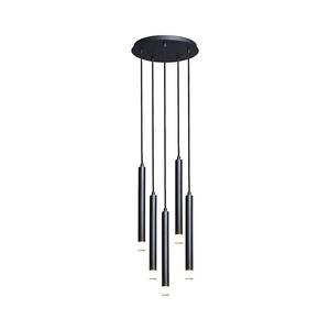 Rabalux Rabalux 72360 - Lustr na lanku RAMIRA 5xG9/5W/230V černá obraz