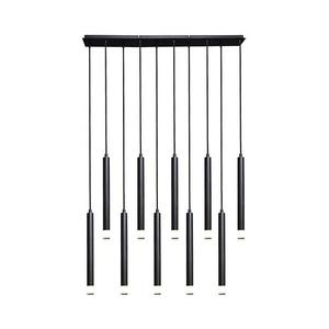 Rabalux Rabalux 72364 - Lustr na lanku RAMIRA 10xG9/5W/230V černá obraz